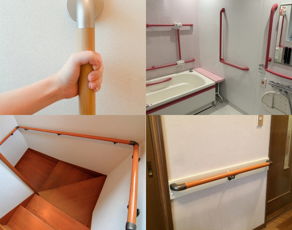 代表的な手すりの形状